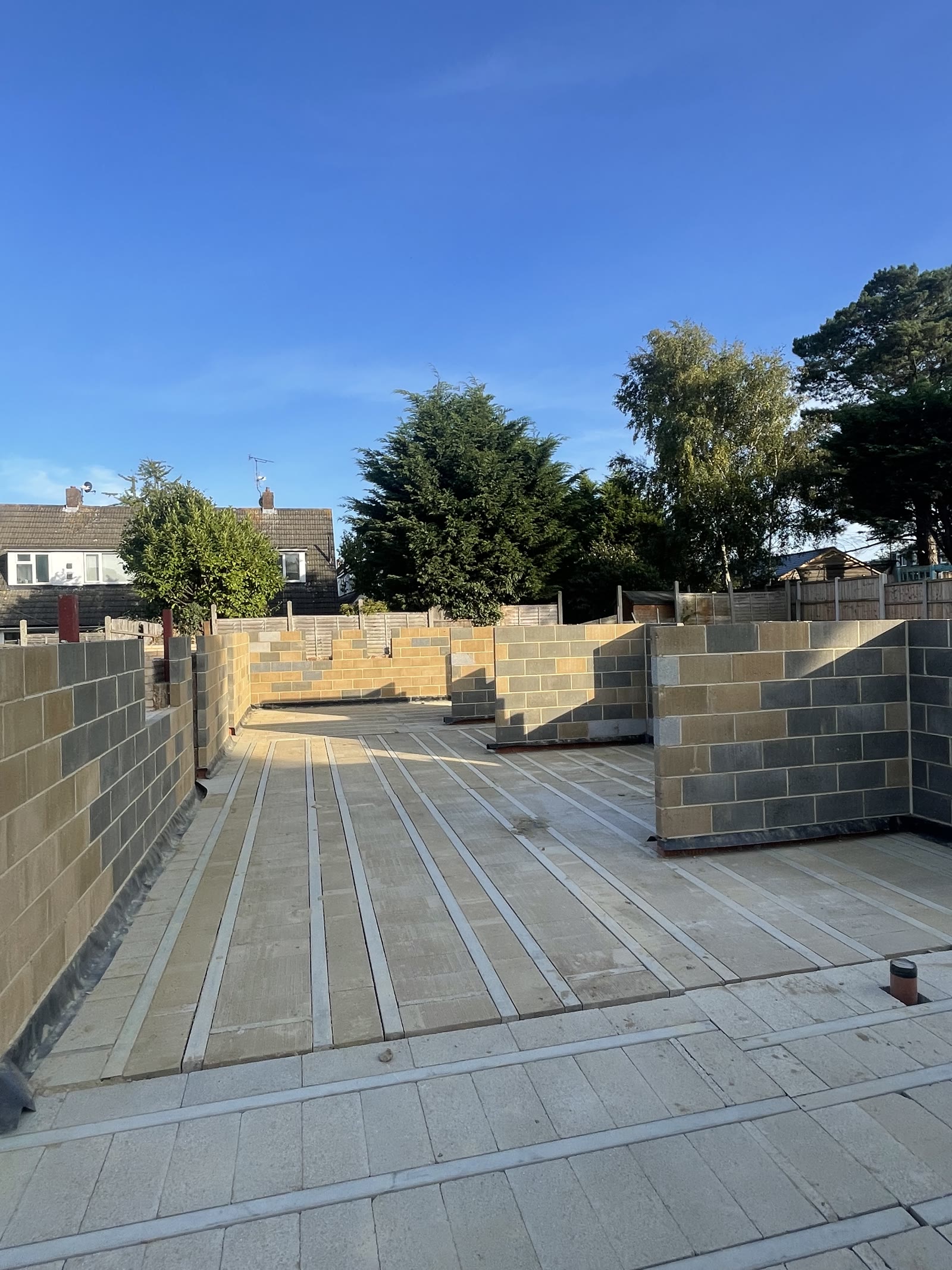Masonry construction progressing at the Rayleigh development